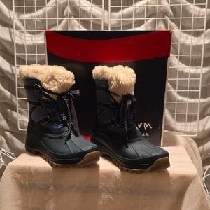 Cougar Fresno Blue Winter Boots with Faux Fur. Waterproof!